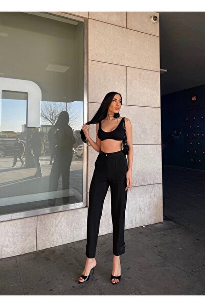 HSNGIYIM PAÇA DÜĞME DETAY PANTOLON