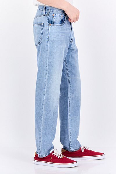 GAP Men Straight Fit Washed Non Stretchable Denim Jeans, Blue