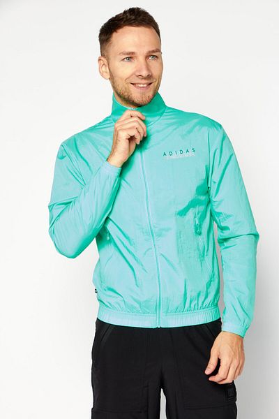adidas Men Sportswear Fit Long Sleeves Training Jacket, Green