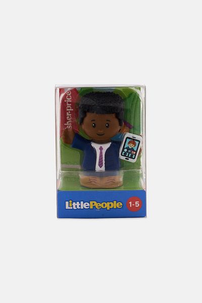 FISHER PRICE Little People Businessman Mini Figure, Blue
