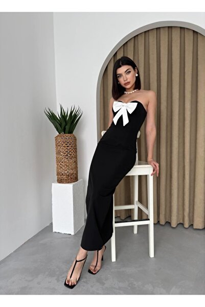 Giyimodam    Harvoy Strapless Dress