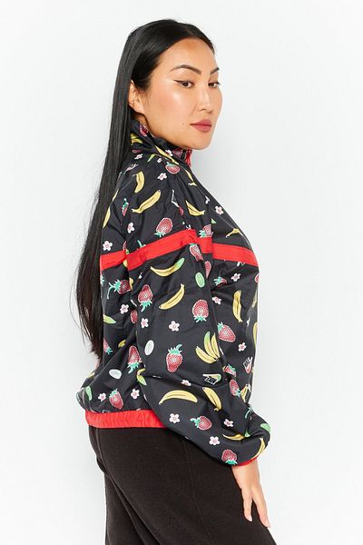 Nike Women Loose Fit Long Sleeve Outdoor Jacket, Black Combo