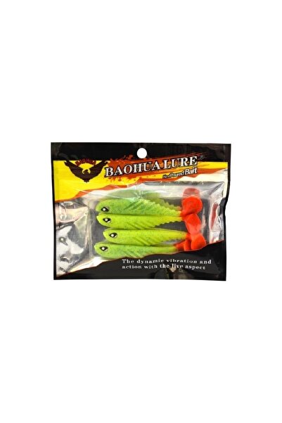 CAPTAIN 3557 Viper Soft 8.5Cm Levrek Silikonu 4’Lü Paket Renk:1