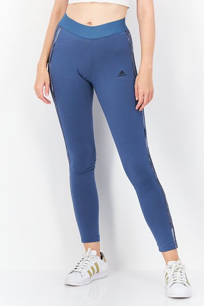 adidas Women Sportswear Fit Pull On Training Tight, Dusty Blue