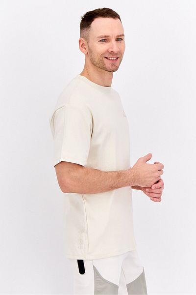 Puma Men Sportswear Fit Short Sleeves Outdoor T-shirt, Cream