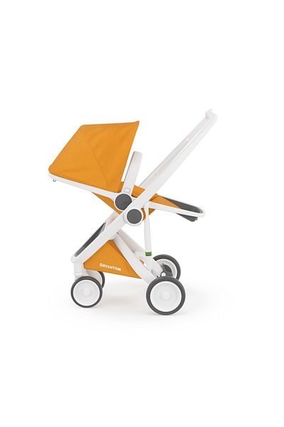 Greentom 2 In 1 Stroller, , 100% Ecological, White Sunflower