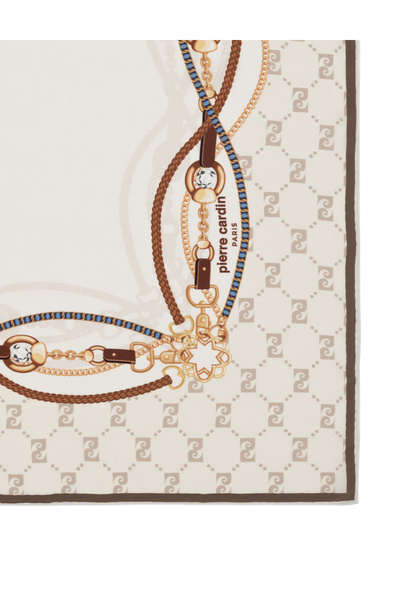 Pierre Cardin Kahverengi İpek Eşarp 50309590-VR029