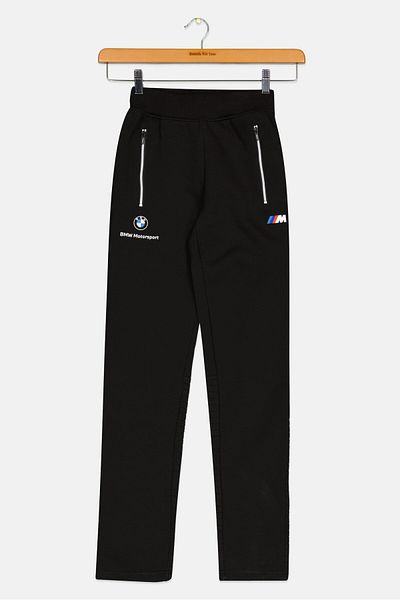 Puma x BMW Motorsport Kids Boy Sportswear Fit Training Sweatpants, Black