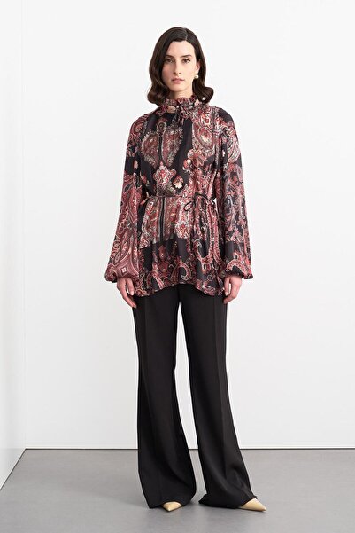 KADRİYE BAŞTÜRK Mimpi Blue Tunic - Emma Pattern