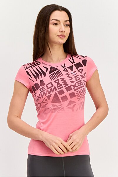 Puma Women Sportswear Fit Short Sleeve Training Top, Pink