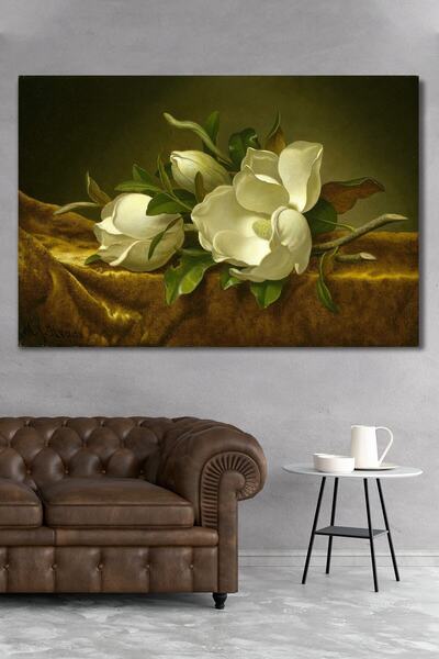 Hediyeler Kapında Kadife Çiçeği Kanvas Duvar Tablo 70x100