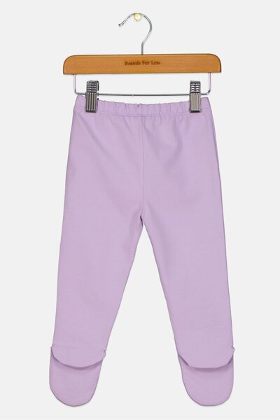 The Giving Movement Toddlers Girl Solid Pull On Leggings, Light Purplrr