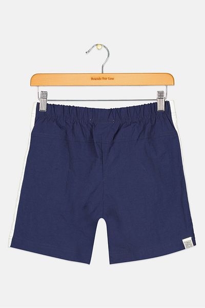 The Giving Movement Kids Girl Brand Logo Shorts, Navy