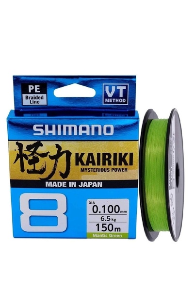 Shimano Kairiki 8 Mantisgreen Yeşil 0,06Mm 150 Mt İp Misina