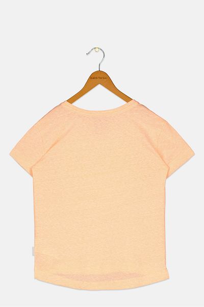 converse Kids Girl Sportswear Short Sleeves Outdoor T-Shirt, Coral