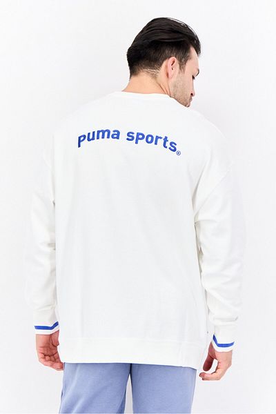 Puma Men Relaxed Fit Outdoor Sweatshirts, White