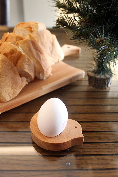 Teknofors Wooden Chick Egg Holder Tableware Presentation