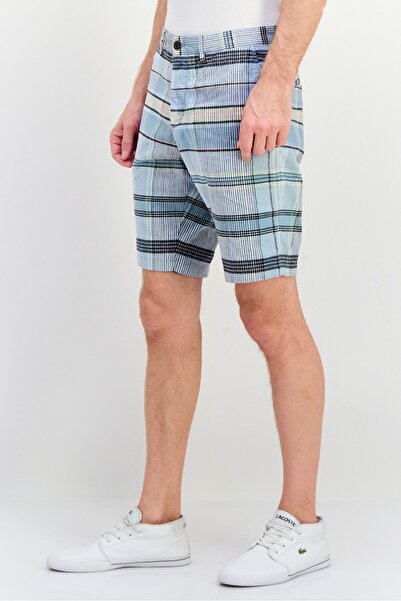 Tommy Hilfiger Men Relaxed Fit Allover Print Chino Shorts, Light Blue Combo