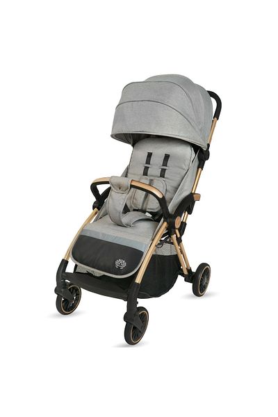 APPEKIDS Upp Ultracompact Sport Stroller, Automatic Folding, From Birth to 22kg - Powder Grey