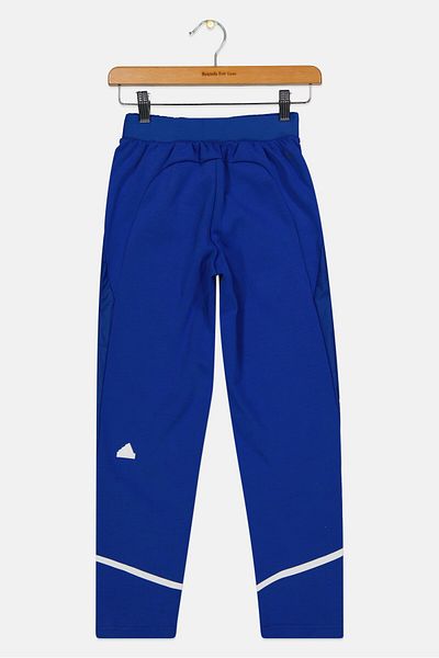 adidas Kids Boy Brand Logo Outdoor Sweatpants, Blue