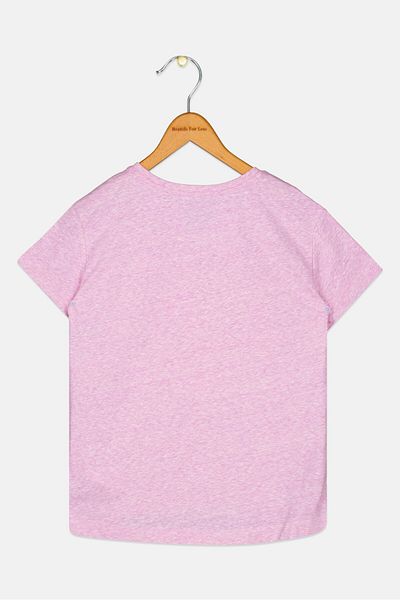 converse Kids Girl Sportswear it Short Sleeves Outdoor T-Shirt, Purple