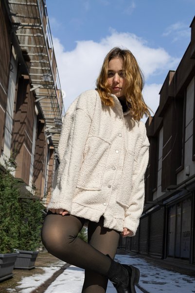 Zec Style Kadın Oversize Ceket