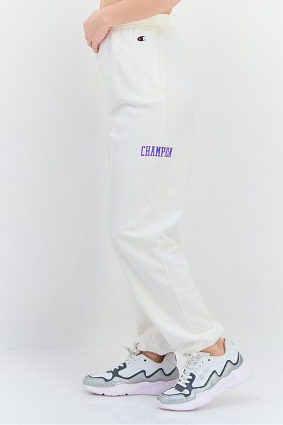 Champion Women Sportswear Fit Outdoor Sweatpants, White