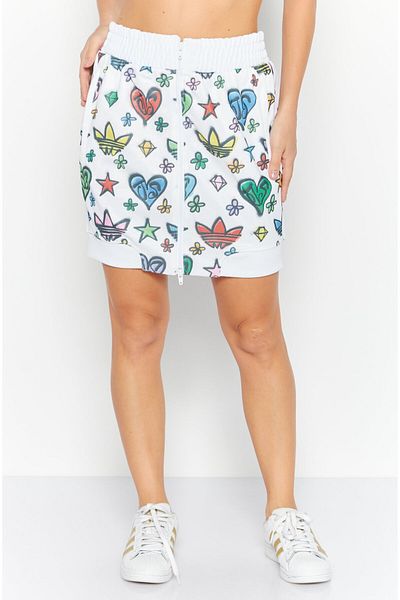 adidas Originals X Jeremy Scott Women Sportswear Fit Outdoor Skirts, Multicolor