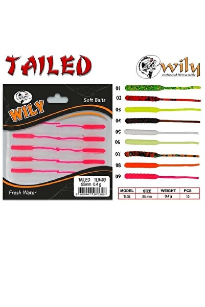 Lrf Silikonu Tailed 5.5 Cm 0.4 Gr 10’Lu Pk Renk:07