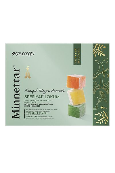 Şekeroğlu 300 Gr Fruit Flavored Grateful Special Turkish Delight