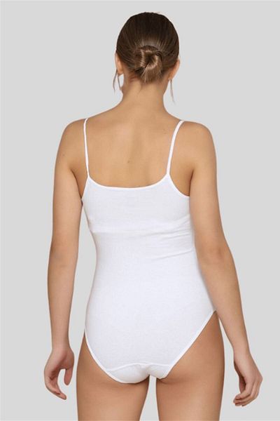 KEYAL Seher Women's Bodysuit with Rope Strap and Hook Body Undershirt 6 Pack 0066