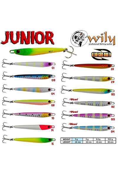 Wily Jig Yemi Junior Jig 5Gr 3,5Cm Renk:15