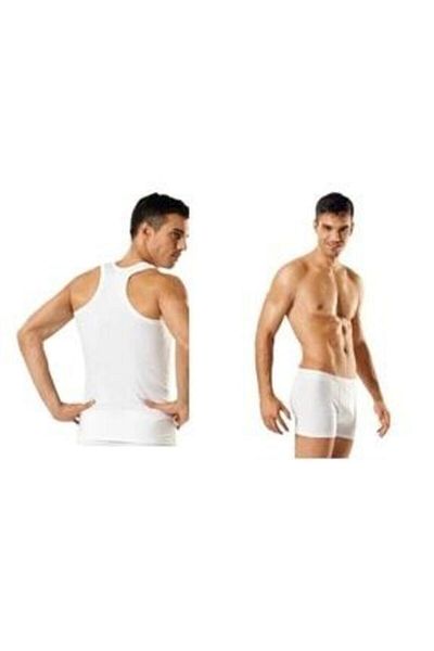 KEYAL Tutku Men's Athlete Athlete-Boxer Suit 6 Pack 3 Athlete 3 Boxer 100% Cotton Lycra Ribbed