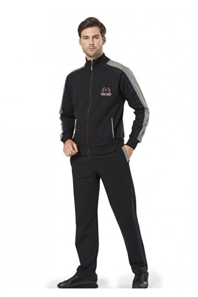 Pierre Cardin 2 İplik Fermuarlı Yaka Düz Paça Pamuklu Eşofman Takımı Q7.U.0O.K4.K.A5.P.C