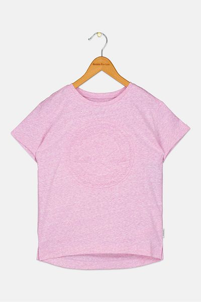 converse Kids Girl Sportswear it Short Sleeves Outdoor T-Shirt, Purple