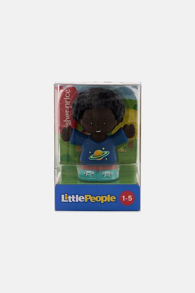 FISHER PRICE Little People Chris Mini Figure, Blue