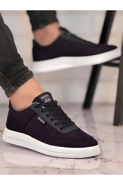 OXİ Pantofi sport de vară pentru bărbați din in, mers, alergare, pantofi albi negri