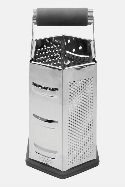 Bombay 6 Sided Multi Purpose Grater, Grey