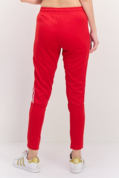 adidas Women Regular Fit Brand Logo Training Sweatpants, Red