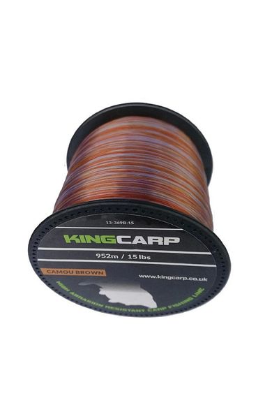 FLADEN Влакно за риболов на шаран King Carp Brown Camouflage 0.40 мм