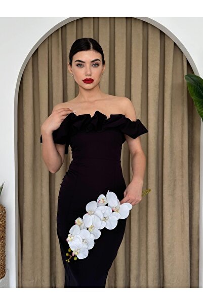 buğrahayalin Popi Madonna Collar Pencil Dress