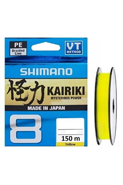 Shimano Kairiki 8 Yellow (Yellow) 0.13mm 150 Mt Fishing Line
