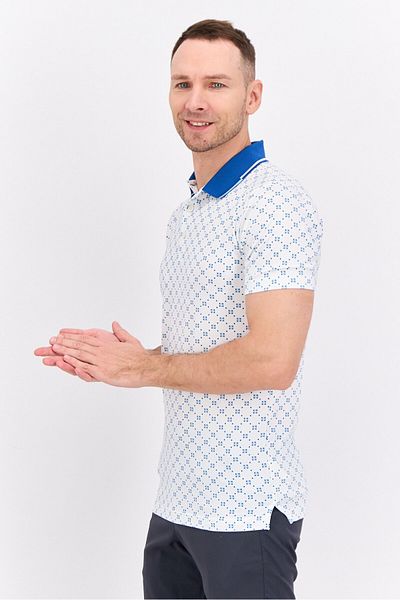 Puma Men Sportswear Fit Short Sleeve Outdoor Polo Shirt, White