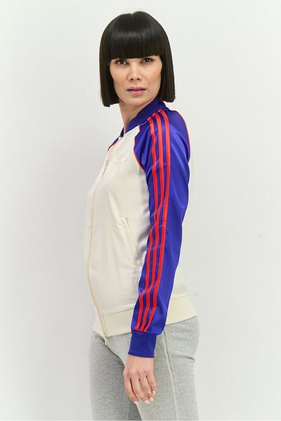 adidas Women Sportswear Fit Long Sleeve Outdoor Jacket, Beige