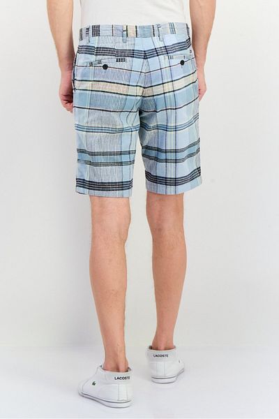Tommy Hilfiger Men Relaxed Fit Allover Print Chino Shorts, Light Blue Combo
