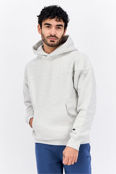 Champion Men Sportswear Fit Long Sleeves Outdoor Hoodies, Grey