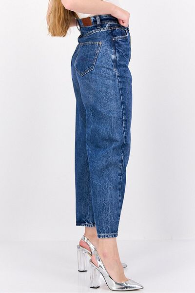 Pepe Jeans Women Balloon Fit Addison No Stretch Jeans, Wash Blue
