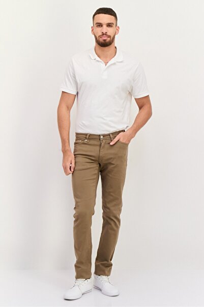 Gant Men Extra Slim Fit Plain Maxen Chino Pants, Taupe
