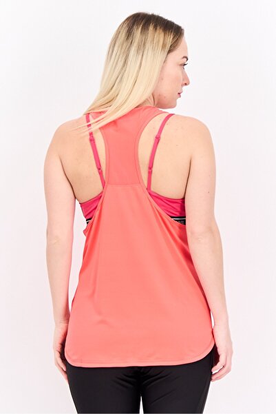 Puma Women Sportswear Fit Short Sleeve Training Top, Light Red