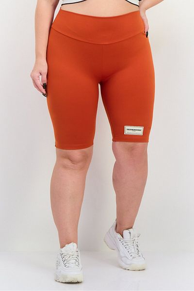 The Giving Movement Women Sportswear Fit Training Biker Shorts, Rust